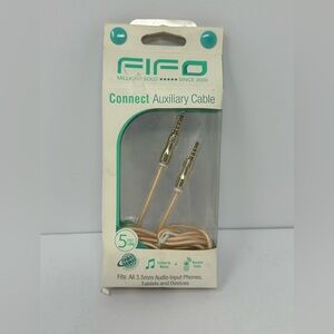 NEW in Box!! 60115 FIFO 5ft 3.5mm Connect Auxiliary Cable P4